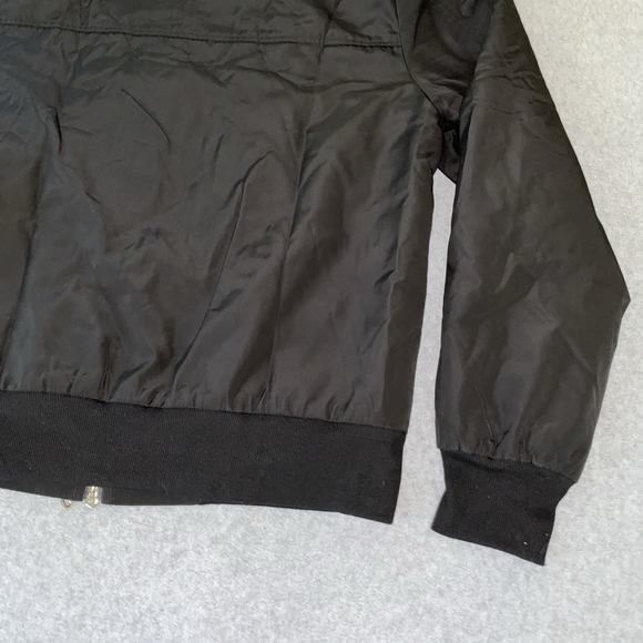 Killion MA-1 Bomber Jacket Men's Large Black Red Quilted Lining Streetwear Zip - Picture 8 of 13